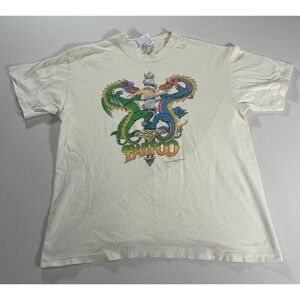 VTG 1995 Tattoo Brand Dragons Sword T-Shirt Size Large WOW Productions